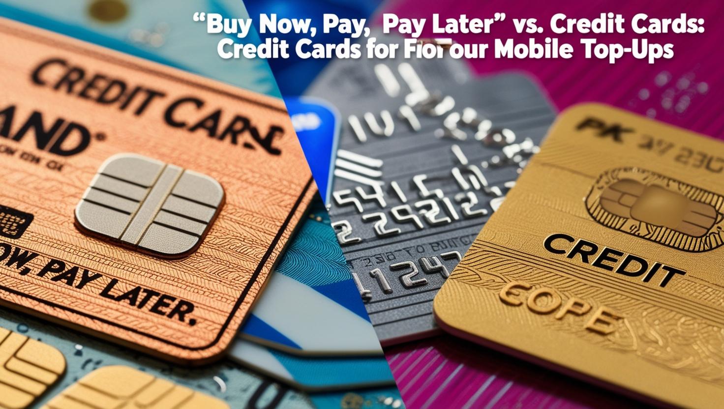 Buy Now, Pay Later vs. Credit Cards: What’s the Best Option for Your Mobile Top-Ups and More? - Topup Nation