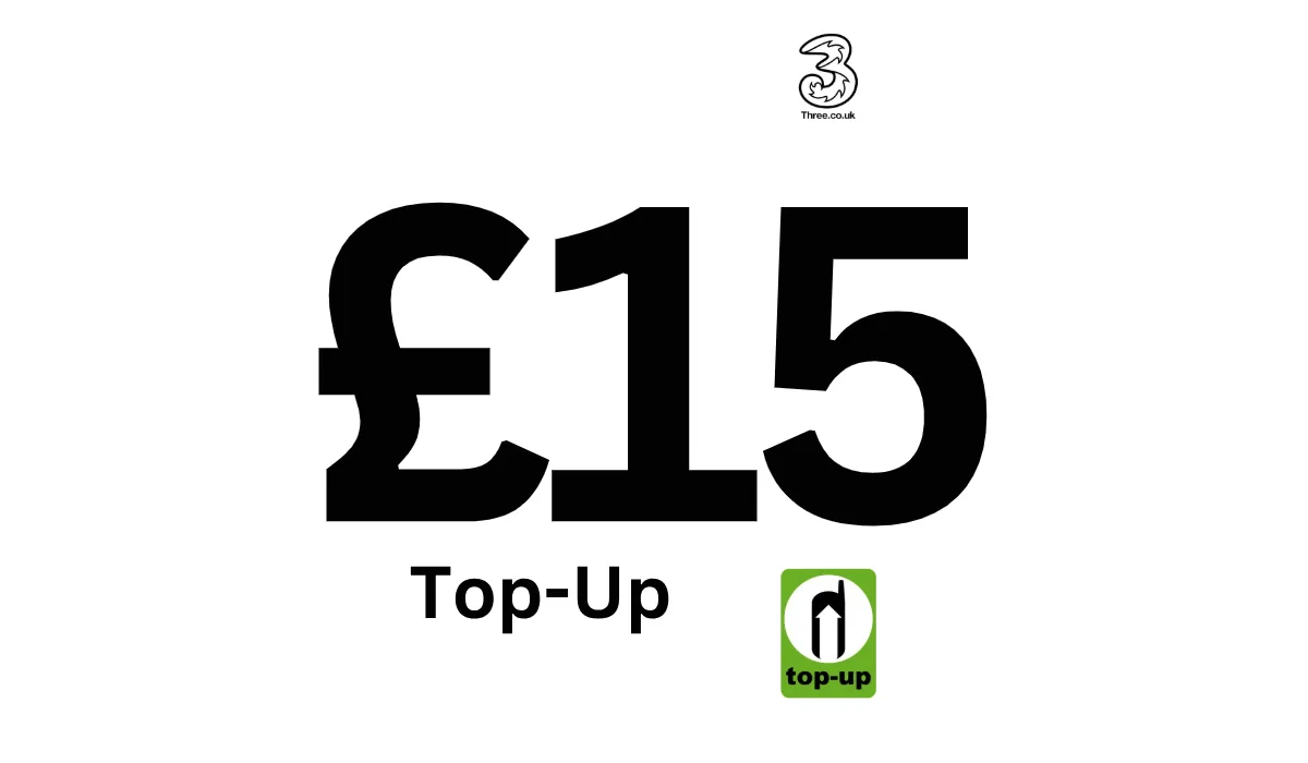 Three Pay As You Go Top Up - Topup Nation