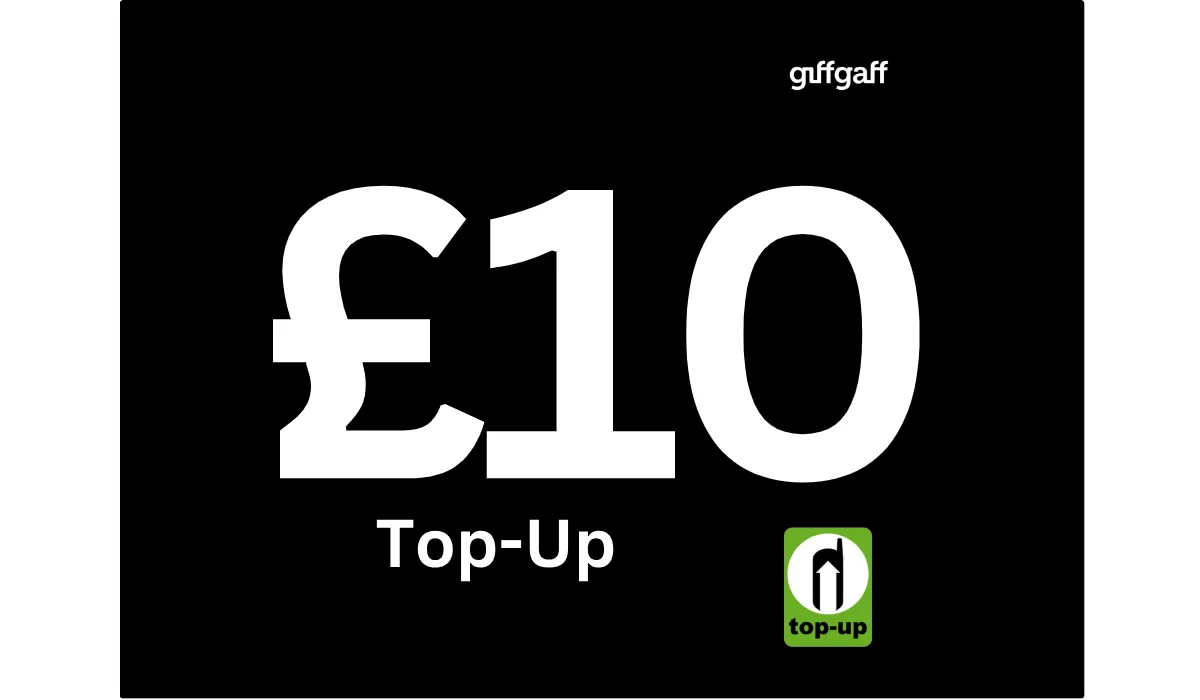 GiffGaff Top Up - £10