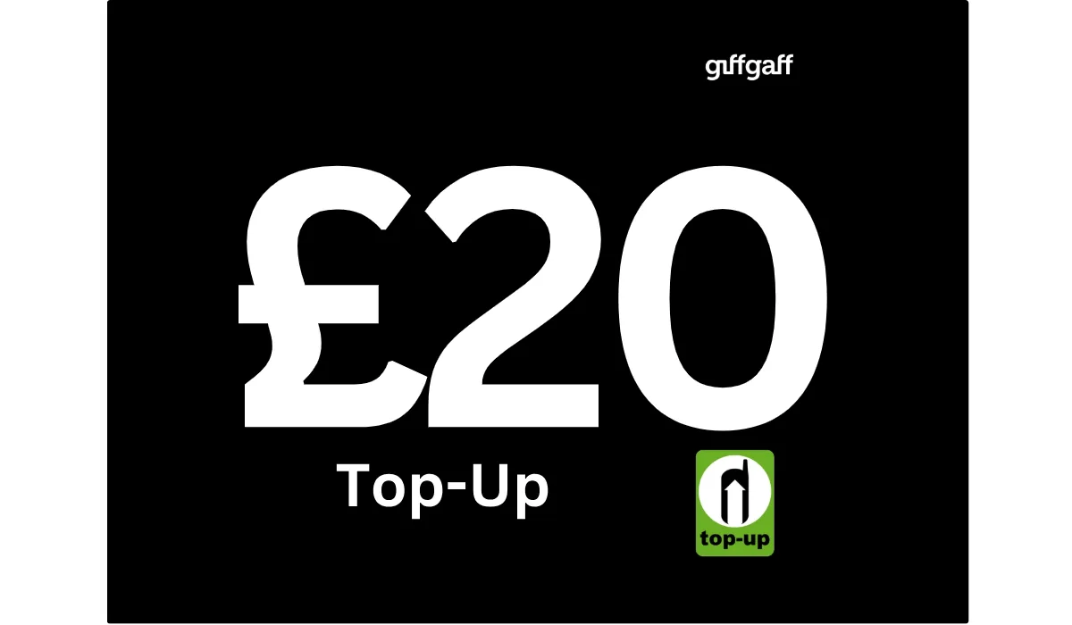GiffGaff Top Up - £20