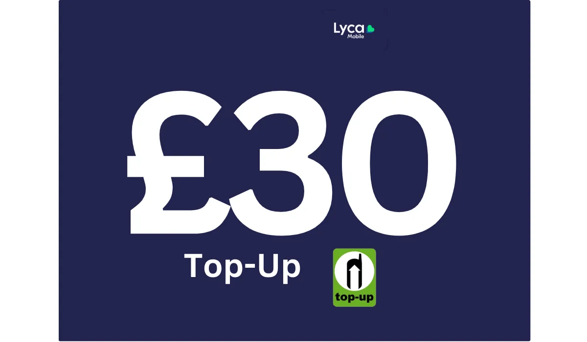 Lyca UK Top Up - Topup Nation