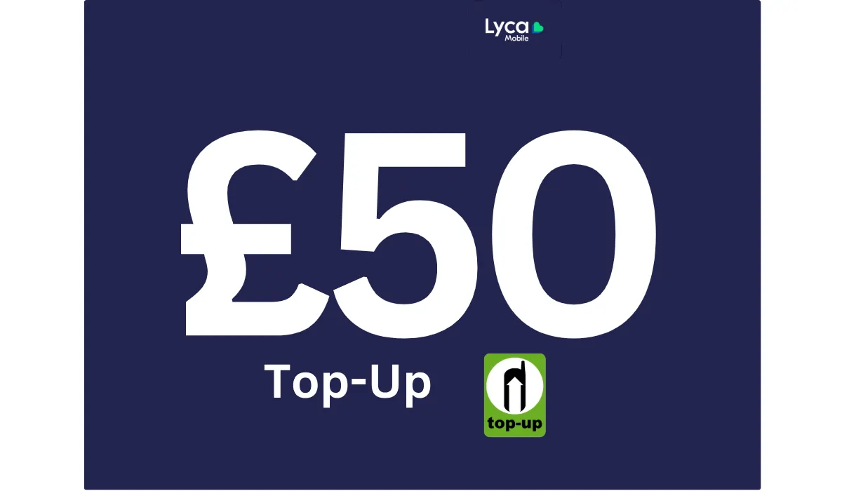 Lyca UK Top Up - Topup Nation