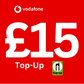 Vodafone UK Pay As You Go Top - Up £15