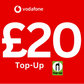 Vodafone UK Pay As You Go Top - Up £20
